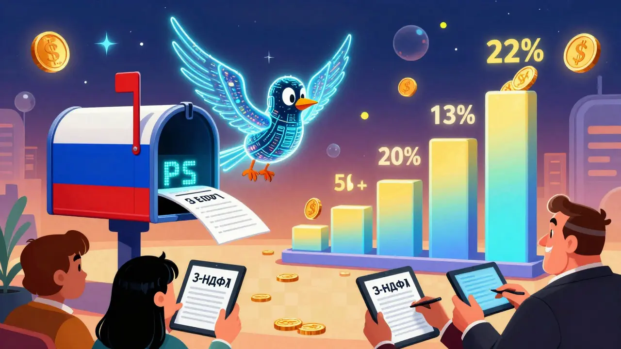 Цифровой почтовый ящик в стиле 2025 года принимает электронные налоговые декларации