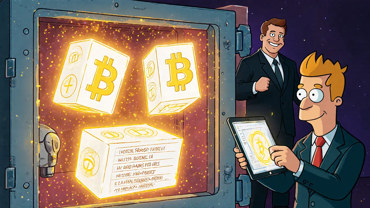 Блокчейн-хранилище доказательств с метками времени и IP-адресами.