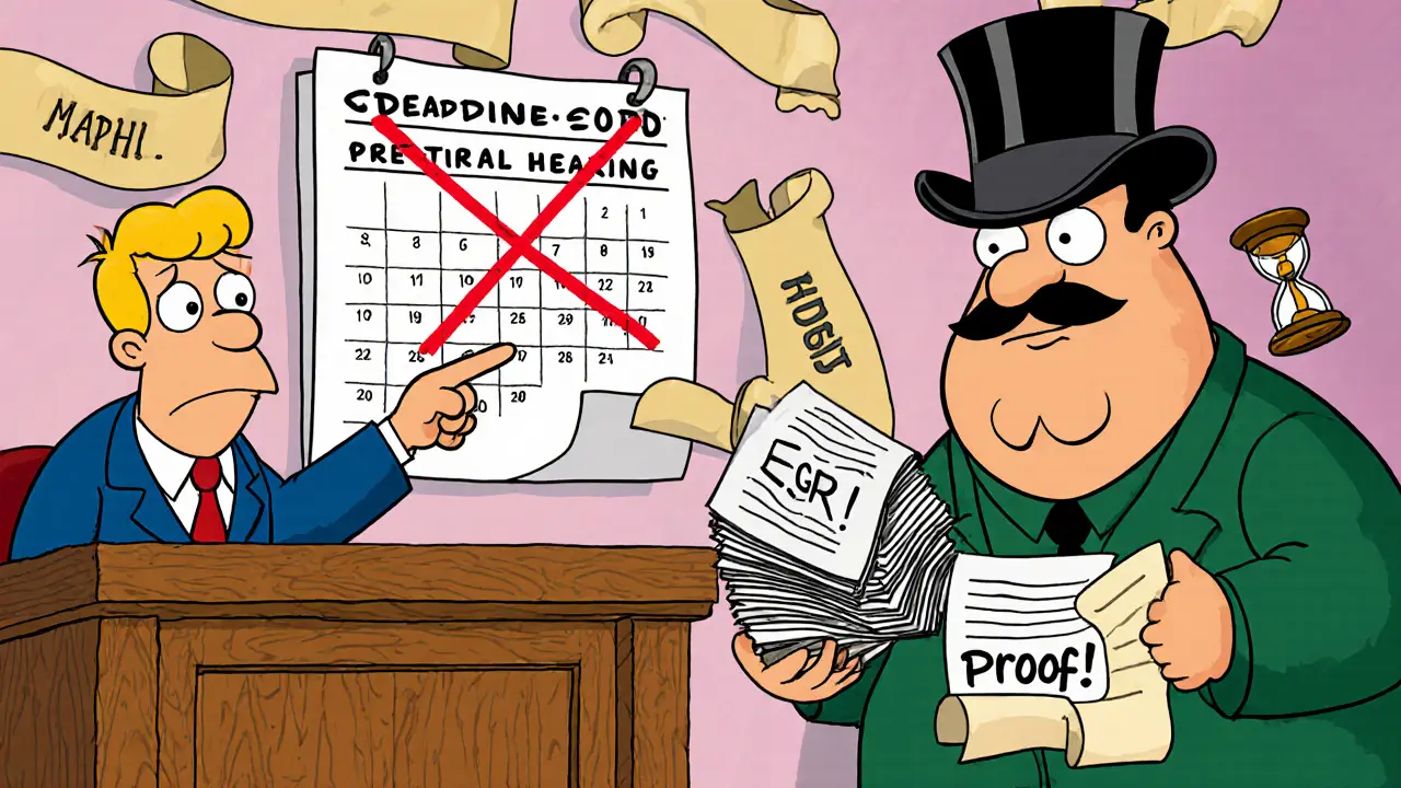 Судья указывает на истекший срок, а клиент пытается сдать доказательства неправильному ответчику.