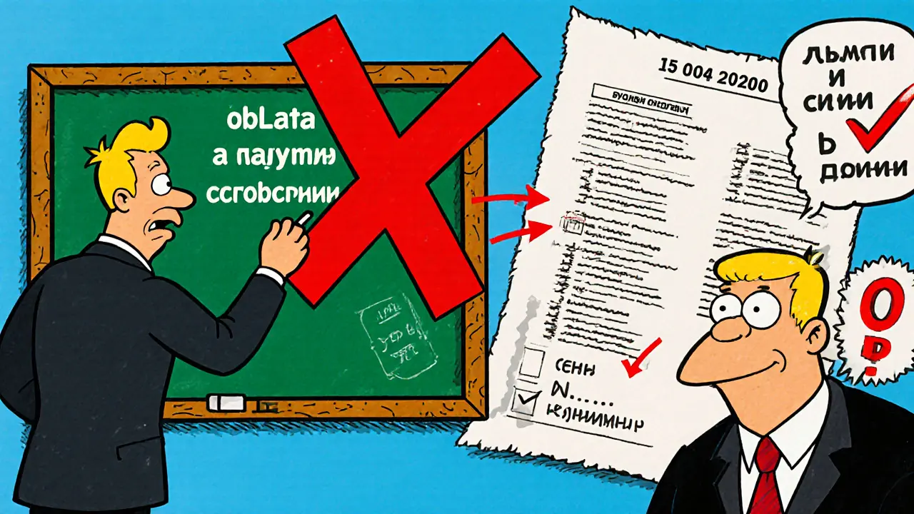 Бизнесмен исправляет расплывчатое соглашение на четкое с датами и суммами.
