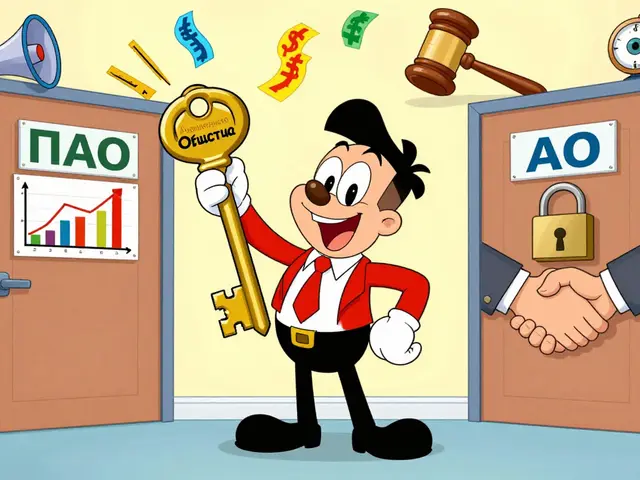Акционерное общество (АО): виды, особенности и отличия от ООО