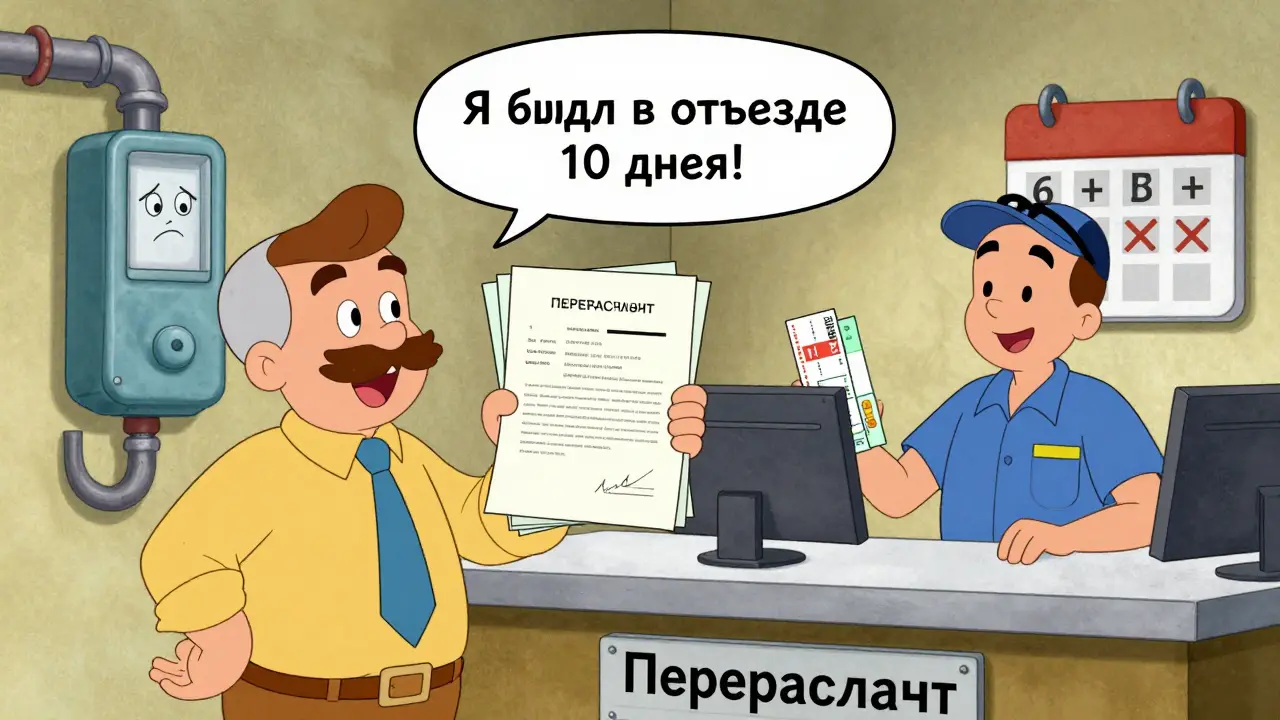 Как сделать перерасчет коммунальных платежей за отсутствие: пошаговая инструкция