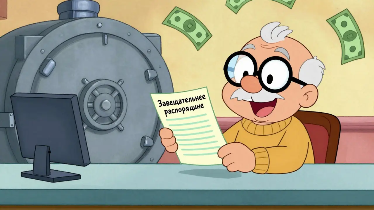 Завещательное распоряжение в банке: как оформить и получить вклад наследодателя