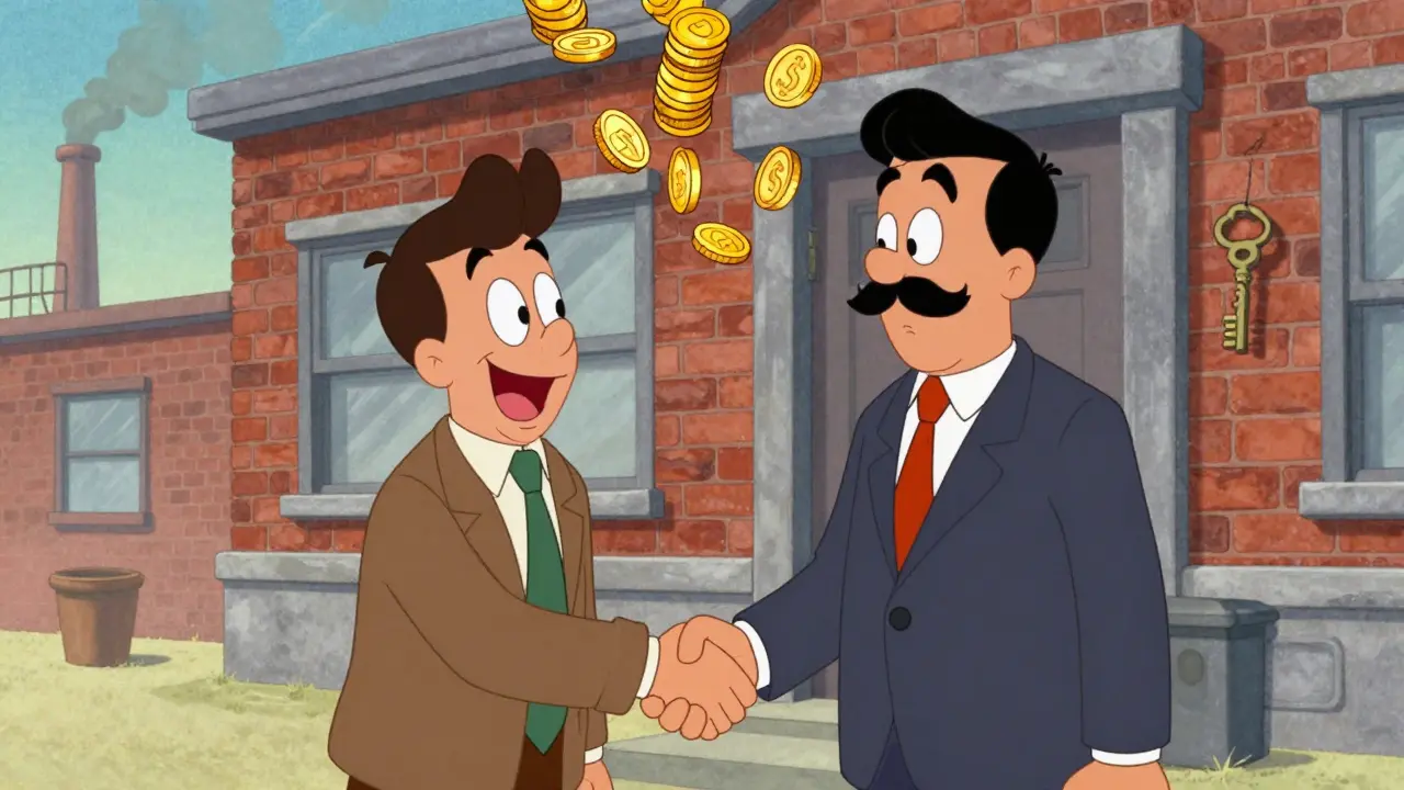 Деловые партнеры обсуждают компенсацию за бизнес