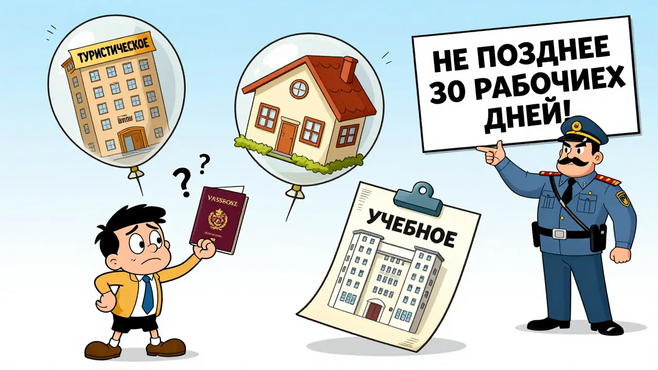 Три типа приглашений в виде воздушных шаров: туристическое, частное и учебное, с предупреждением о сроках подачи.