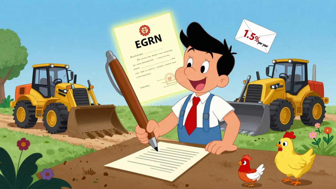 Владелец регистрирует сервитут, а земля по узкой полосе уже превращается в дорогу без вреда для соседского участка.