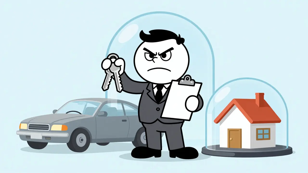 Финансовый управляющий контролирует имущество в стиле классической анимации