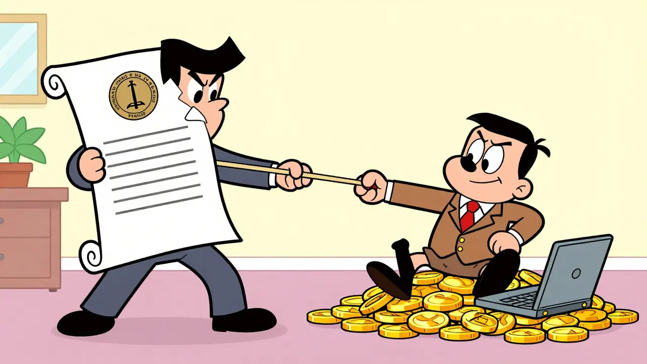 Спор за возвращаемые деньги в стиле старых мультфильмов с использованием официальной претензии