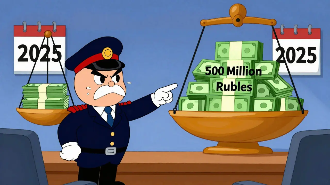 Регулятор указывает на директора с гигантским штрафом в 500 млн руб